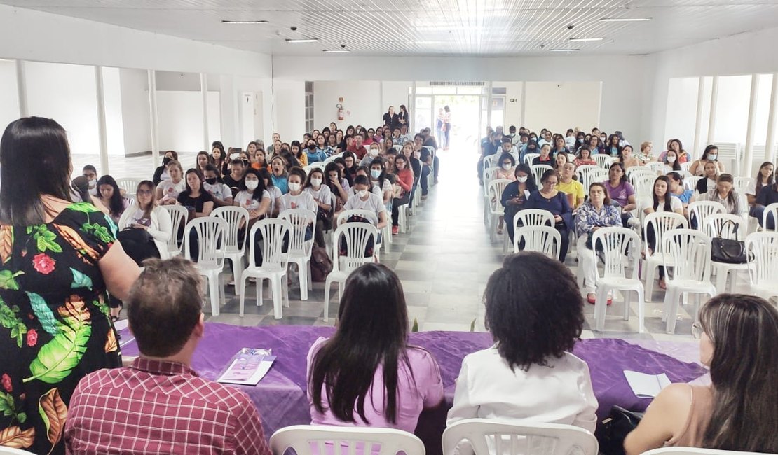 Seminário Interdisciplinar discute rede de apoio para enfrentamento à violência contra a mulher, em Palmeira