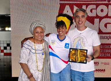 Rafael Brito reafirma compromisso com a educação antirracista e renova apoio ao Projeto Angola Janga