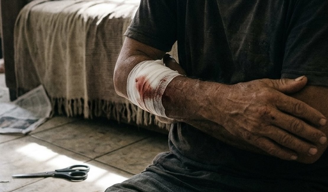 Homem é ferido com tesoura durante confusão em residência da ex-companheira