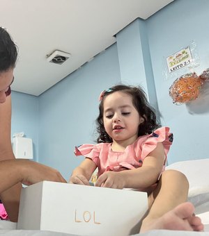 Criança de três anos diagnosticada com Blastomicose consegue alta do HGE