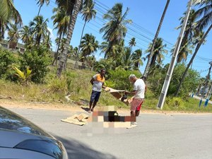 Motoqueiro fica ferido ao sofrer acidente em Porto de Pedras