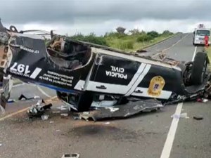 Alagoano é um dos policiais mortos em capotamento de viatura na Bahia