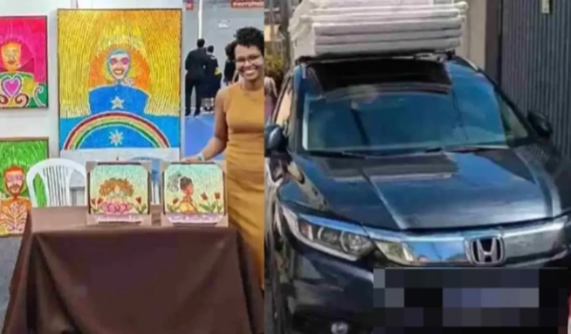 Polícia Civil localiza e recupera em Arapiraca carro roubado de artista plástica baiana
