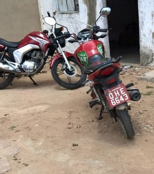 Polícia Militar recupera motos roubadas