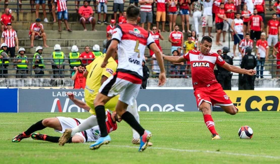 CRB goleia o Santa Rita por 5x0 e consolida liderança do Campeonato Alagoano