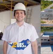 Prefeito Eduardo Bulhões vistoria obras de construção de duas novas UBSs em Santana do Ipanema