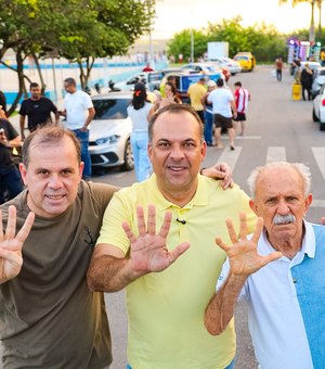 Francisco Sales inicia campanha com adesivaço e reúne apoiadores em Maceió