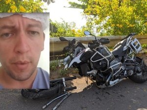 Coordenador da UTI- Covid de Paulo Afonso (BA) fica ferido em grave acidente de moto