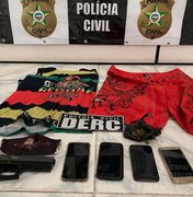 Polícia Civil prende suspeitos estupro e roubo contra casal em Maceió