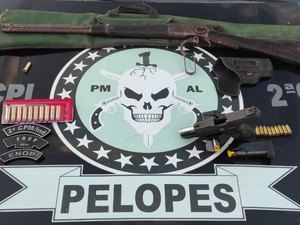 Polícia apreende arma de fogo em propriedade rural de Flexeiras