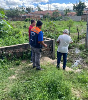 Defesa Civil realiza visitas técnicas nas áreas de risco em Palmeira dos Índios