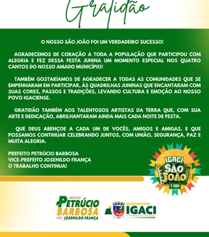 Igaci e sua verdadeira Festa Junina