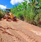 Prefeitura recupera estradas e acessos na Serra do Candará, em Palmeira dos Índios