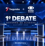 7Segundos e Band se unem para transmitir 1º debate ao Governo de Alagoas