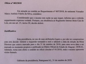 Prefeito de Ibateguara é acusado de 'arrombar' Câmara Municipal