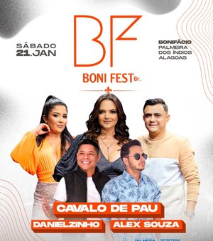 Boni Fest será realizado neste sábado (21) no Povoado Bonifácio