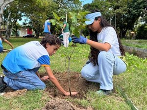 Dia da Árvore é celebrado em Maceió com plantio de 40 mudas nativas e frutíferas
