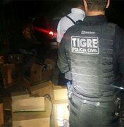 Polícia Civil recupera carga de cigarros roubada