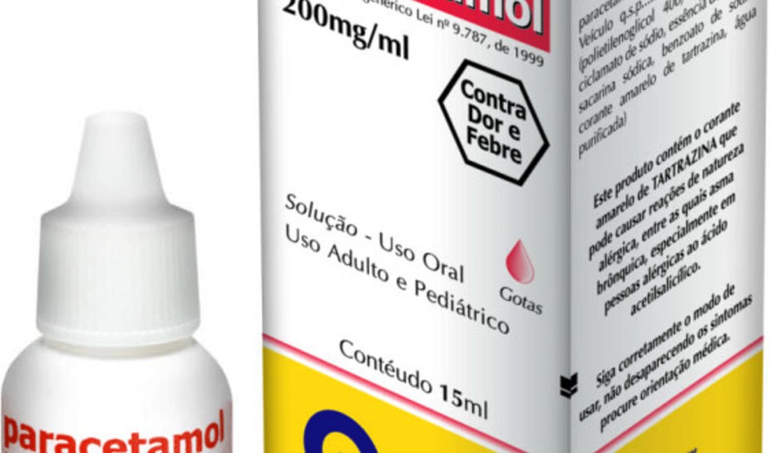 Anvisa suspende venda e uso de lotes de Paracetamol e Amoxicilina