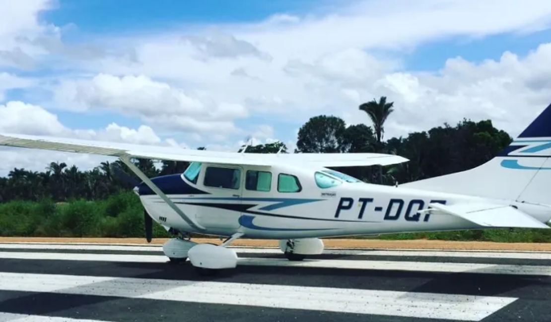 Avião de R$ 2 milhões é roubado por criminosos dentro de clube no Piauí