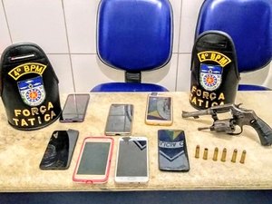 PM registra apreensões de oito armas de fogo em Maceió e no interior