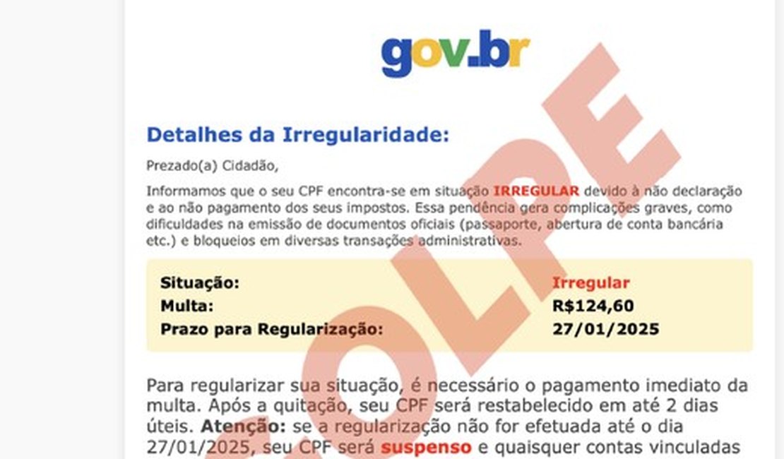 Receita Federal alerta sobre novo 'golpe do CPF'; saiba como proteger seu documento