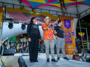 Abertura do Folia de Rua de Arapiraca é marcada pela escolha do Rei Momo e da Rainha do Carnaval