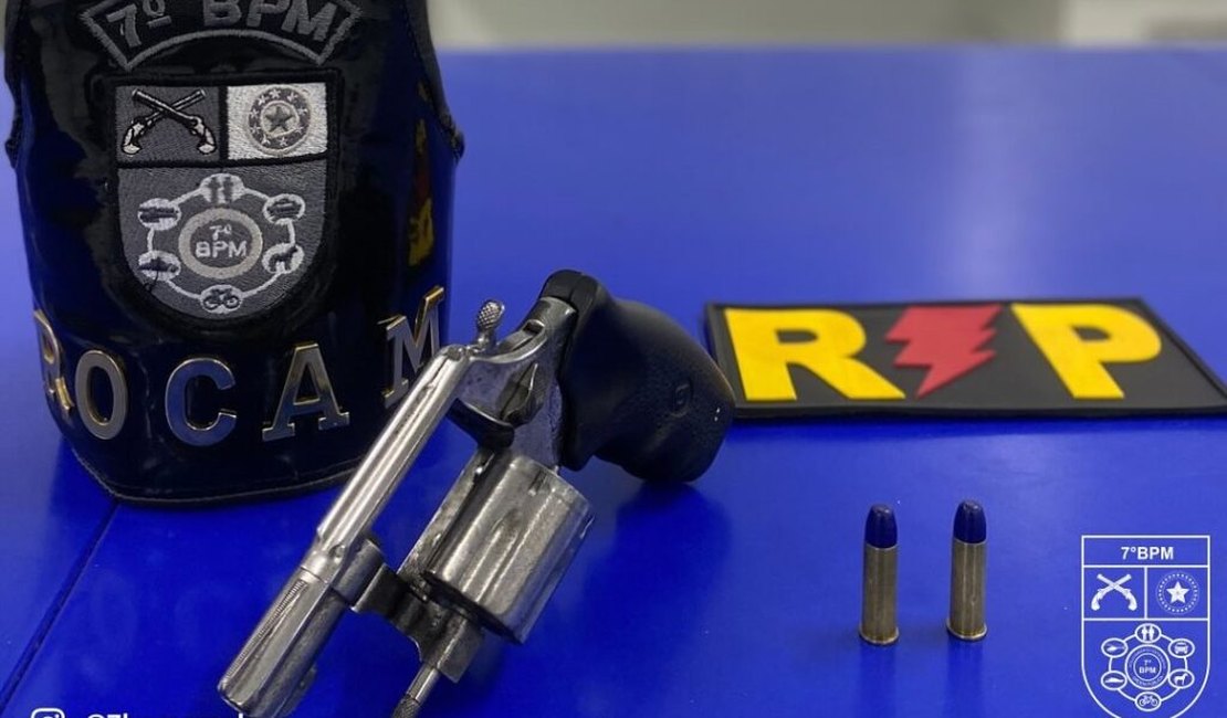 Homem é preso por porte ilegal de arma de fogo em Santana do Ipanema