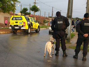 Suspeitos tentam fugir da perseguição policial mas colidem em cerca de arame farpado