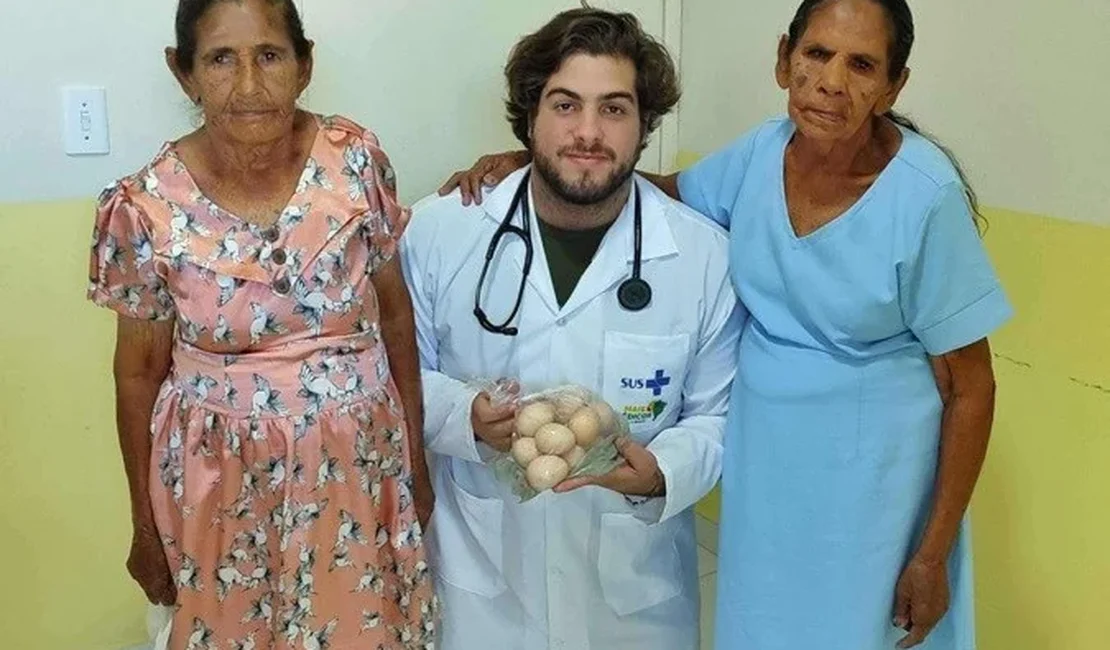 Médico arapiraquense emociona ao mostrar presentes que recebe dos pacientes da zona rural