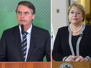 Bolsonaro exalta ditadura de Pinochet no Chile e ataca pai de Bachelet