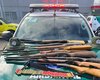 Batalhão Ambiental apreende nove armas e resgata aves silvestres em São José da Laje