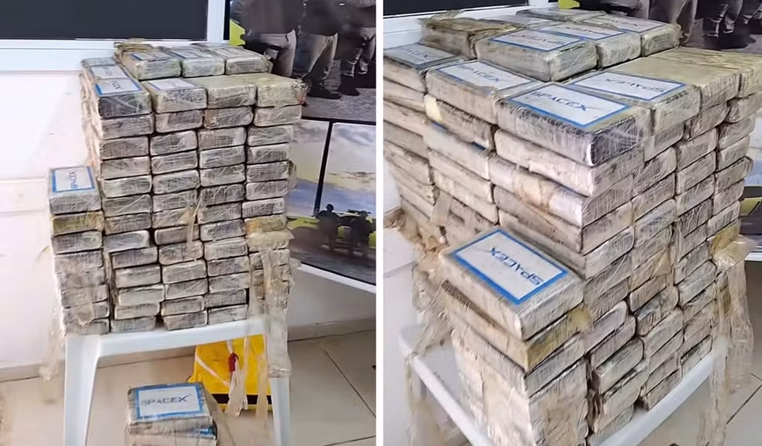 Avião transportando 180 quilos de cocaína cai em Coruripe