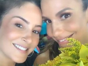 Claudia Leitte arma pegadinha com Ivete Sangalo: 'Tá filmando, otária'