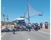 Motoristas bloqueiam Av. Assis Chateaubriand contra atuação da SMTT em Marechal