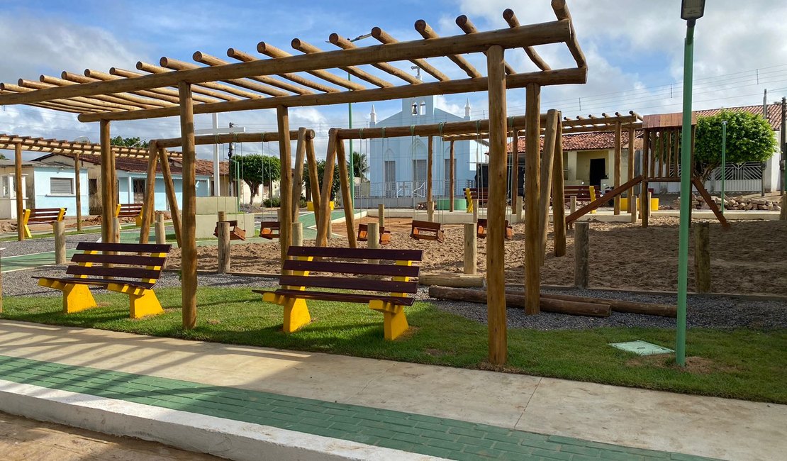 Igaci recebe construção e revitalização de praças do Governo Municipal
