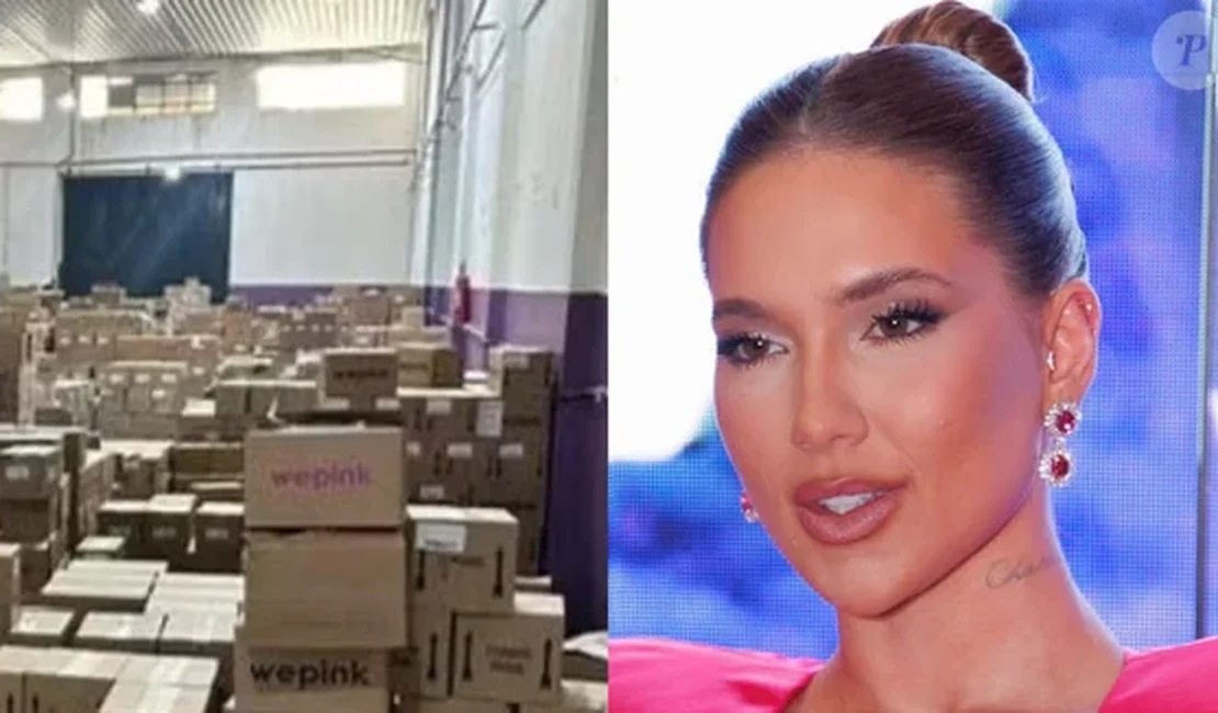 igilância sanitária interdita depósito de produtos da WePink, de Virgínia Fonseca