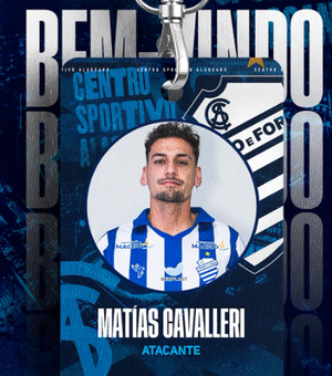 CSA contrata  o atacante chileno Matías Cavalleri, ex-jogador do clube Paysandu