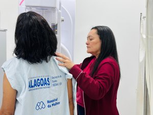 Hospital da Mulher de Alagoas realiza 3,8 mil mamografias de janeiro a outubro