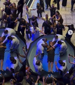 Batismo em igreja no Rio repercute após jovem voltar a andar e emocionar fiéis