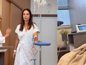 Ivete Sangalo grava vídeo no hospital e faz alerta sobre saúde