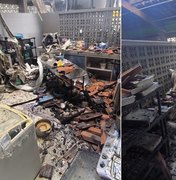 Incêndio após troca de botijão de gás destrói parte de fábrica de bolos em Maceió