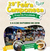 29ª Feira Camponesa começa nesta quarta (3) na Praça da Faculdade