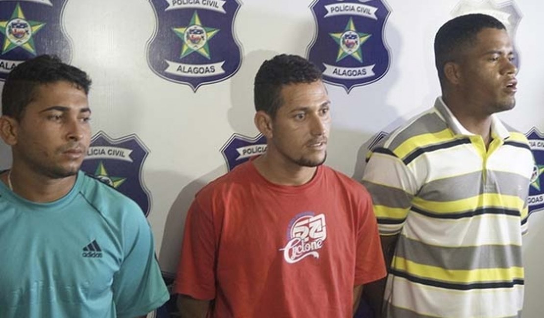 Presos mais três acusados de roubos a condomínio