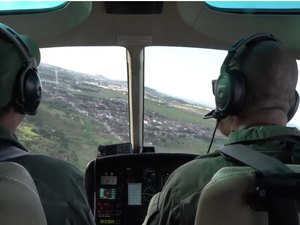 7Segundos acompanhou ronda feita pelo Grupamento Aéreo em Arapiraca