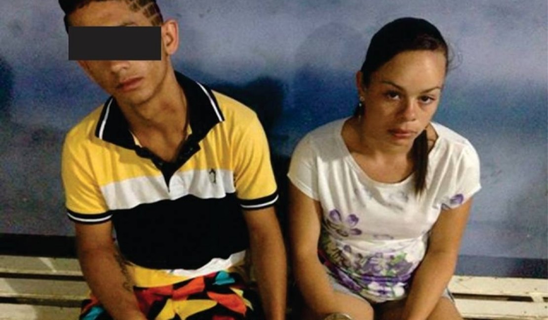 Casal é preso acusado de praticar diversos assaltos