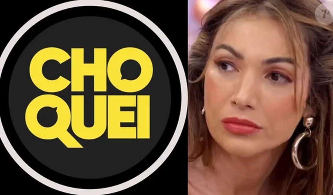 Patrícia Poeta recebeu chantagem da Choquei