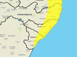 Inmet prorroga alerta de chuvas intensas para Maceió e mais 71 municípios