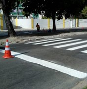 Maceió: Vias do Mutange e Bom Parto recebem nova sinalização