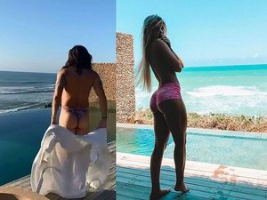 Whindersson Nunes e Luíza Sonza curtem férias em resort de Alagoas